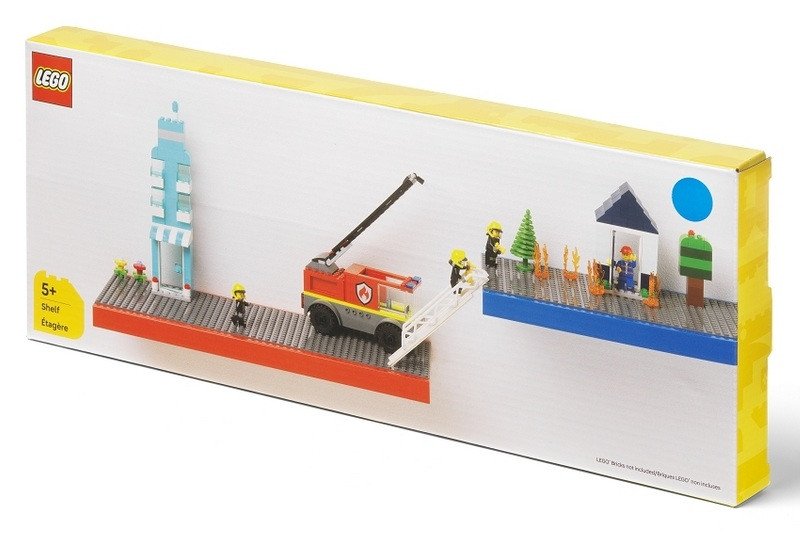 Kniha LEGO polička na vystavení stavebnic - modrá Autor Fiktivní