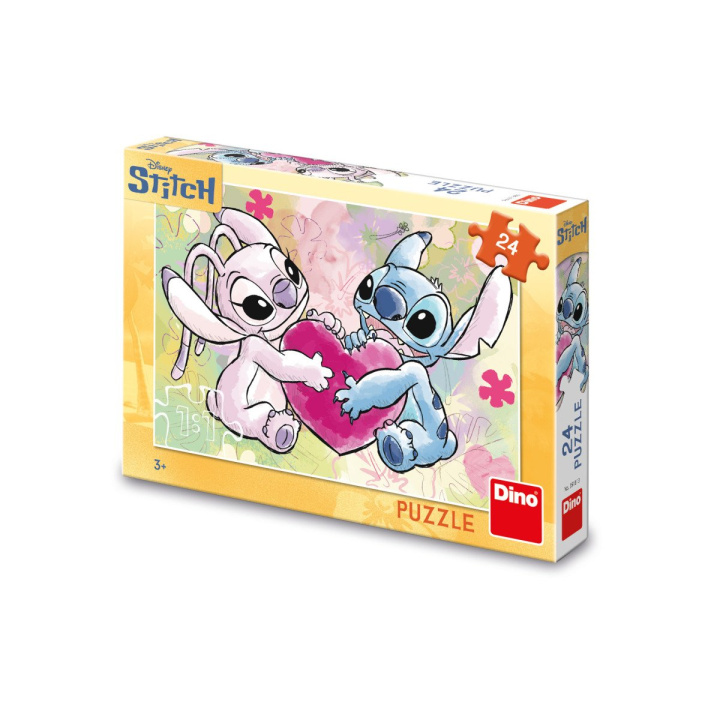 Hra/Hračka Puzzle 24 Stitch Love Story 