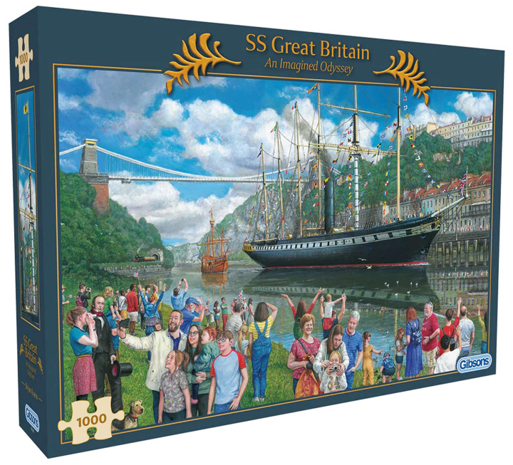 Knjiga Puzzle 1000 Statek SS Great Britain 113718 