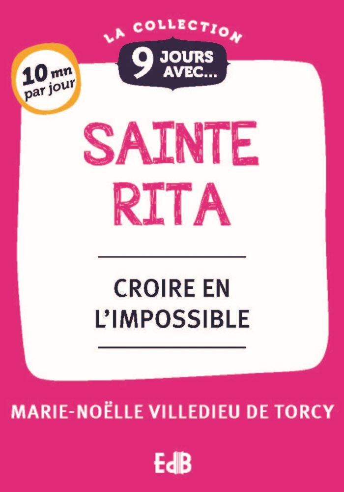 Boek 9 jours avec sainte Rita VILLEDIEU DE TORCY