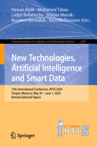 Kniha New Technologies, Artificial Intelligence and Smart Data Hassan Badir
