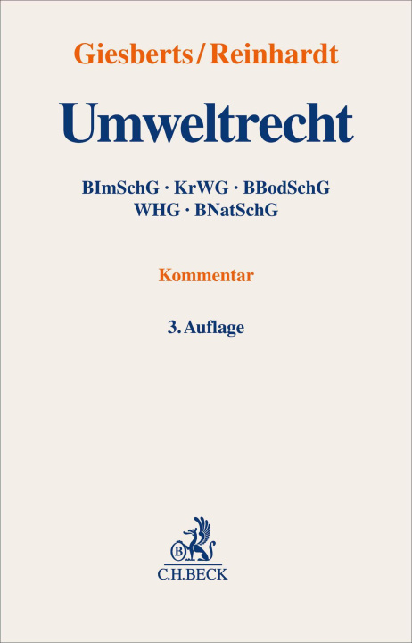 Book Umweltrecht Ludger Giesberts