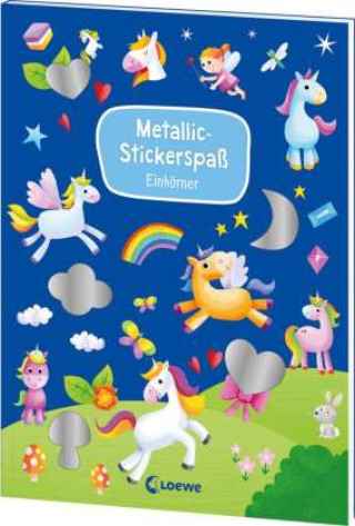 Kniha Metallic-Stickerspaß - Einhörner Svenja Pidde