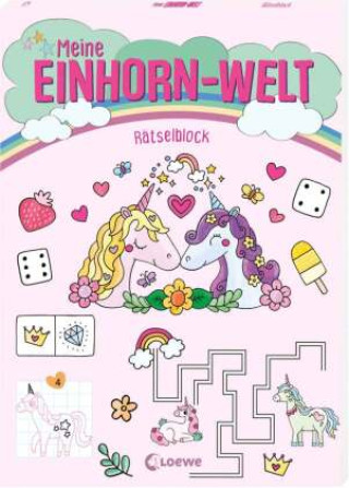 Book Meine Einhorn-Welt - Rätselblock Anna Lena Grünhäuser