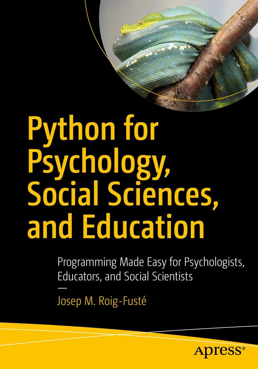 Kniha Python for Psychology, Social Sciences, and Education Josep M. Roig-Fusté