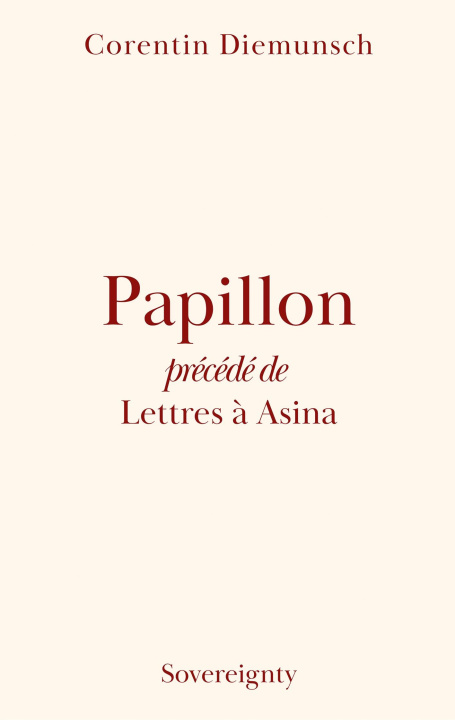 Kniha PAPILLON DIEMUNSCH CORENTIN