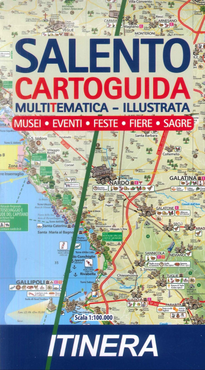 Carte Salento cartoguida multitematica illustrata 