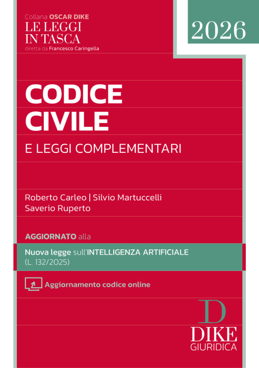Kniha Codice civile e leggi complementari pocket 2026 Roberto Carleo