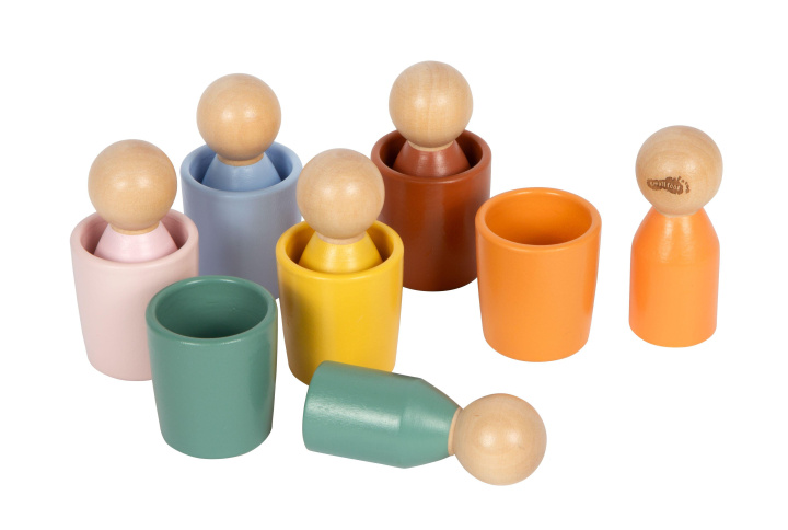 Boek Montessori Sortierbecher mit Figuren 