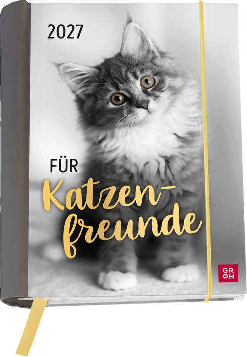 Boek Buchkalender 2027: Für Katzenfreunde Groh Verlag