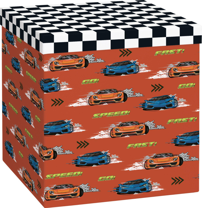 Hra/Hračka Geschenkbox Cube Schorsch rot 