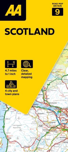 Tlačovina AA Road Map Scotland 