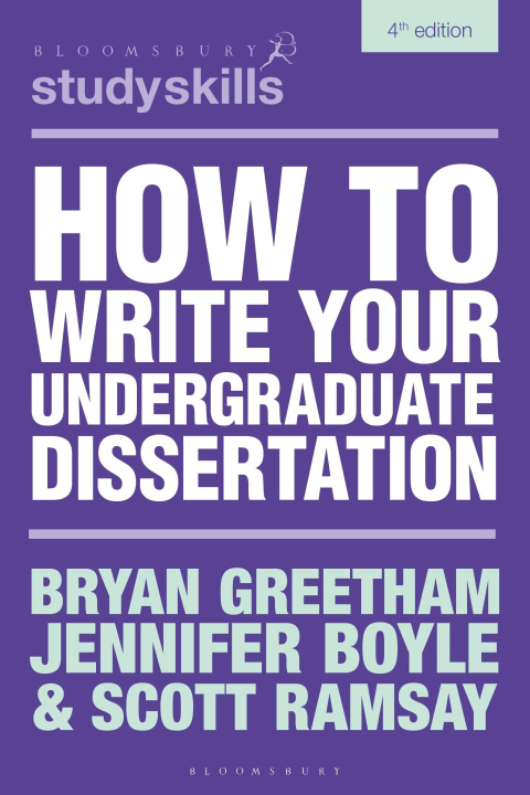 Buch How to Write Your Undergraduate Dissertation Jennifer Boyle