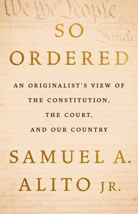 Knjiga So Ordered ALITO SAMUEL A