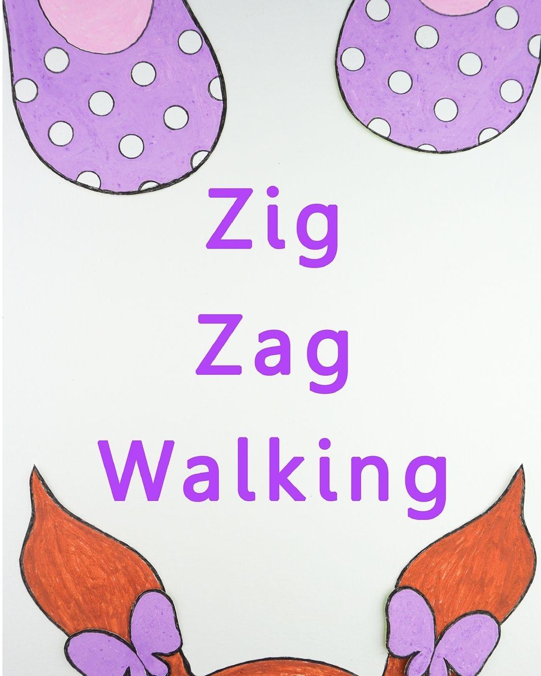 Kniha Zig Zag Walking Grumpa Hopson