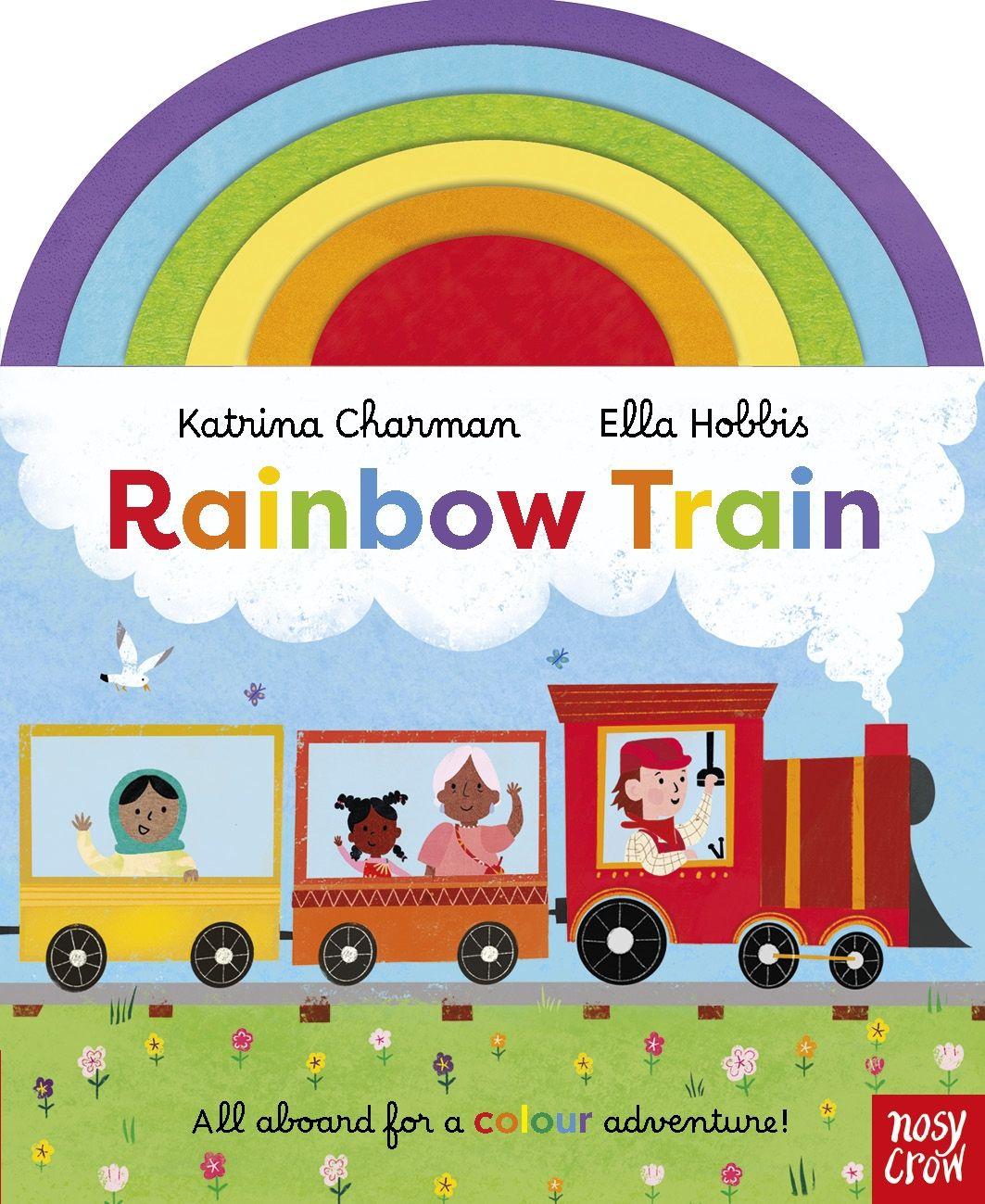 Kniha Rainbow Train Ella Hobbis