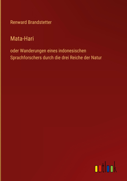 Knjiga Mata-Hari Renward Brandstetter