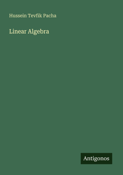 Kniha Linear Algebra 