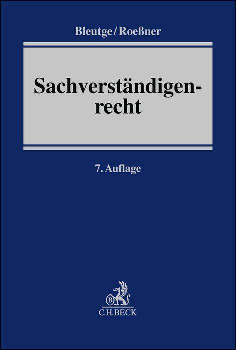 Kniha Sachverständigenrecht Wolfgang Roeßner
