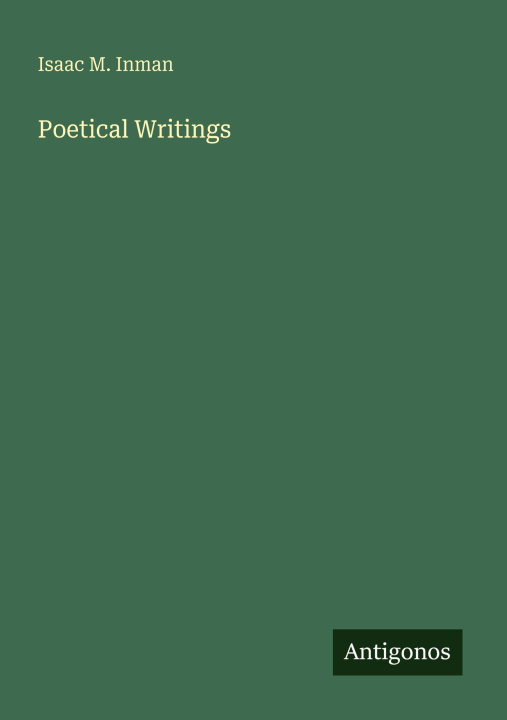 Kniha Poetical Writings 