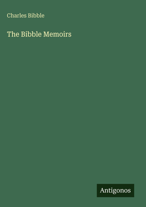 Knjiga The Bibble Memoirs 