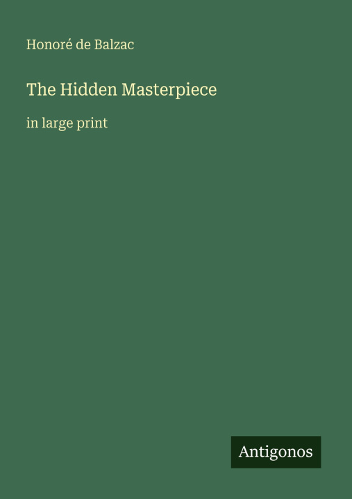 Kniha The Hidden Masterpiece 