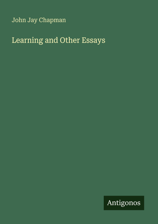 Kniha Learning and Other Essays 