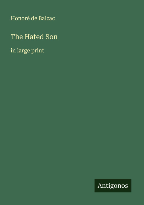 Kniha The Hated Son 