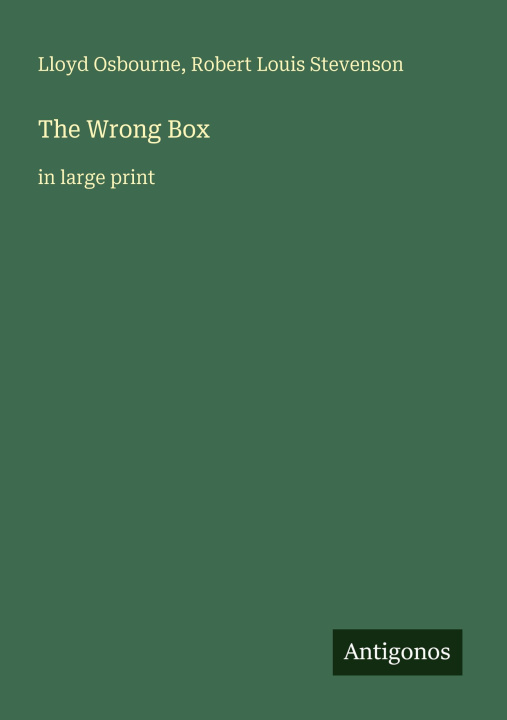 Knjiga The Wrong Box Robert Louis Stevenson