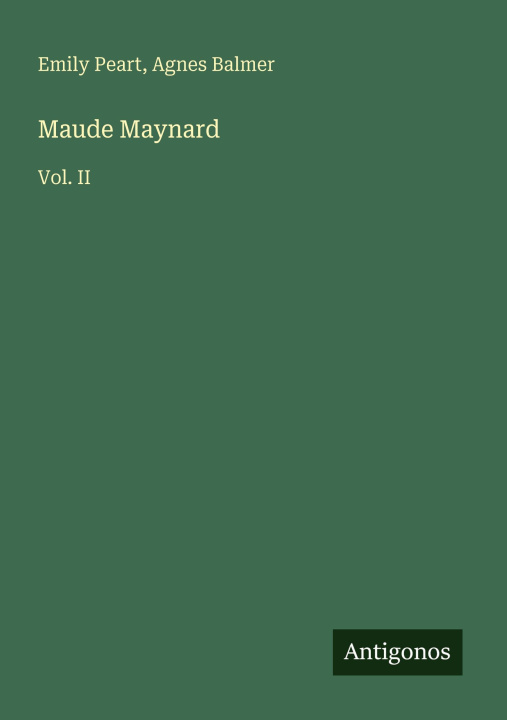 Knjiga Maude Maynard Agnes Balmer