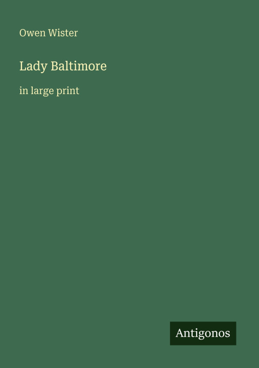 Kniha Lady Baltimore 
