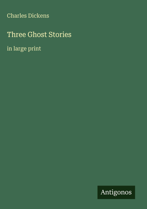 Livro Three Ghost Stories 