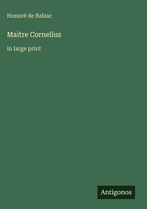 Kniha Maitre Cornelius 