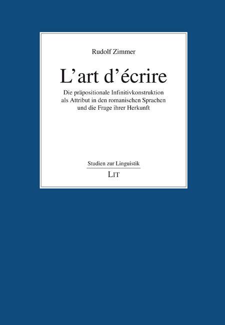 Boek L'art d'écrire Rudolf Zimmer