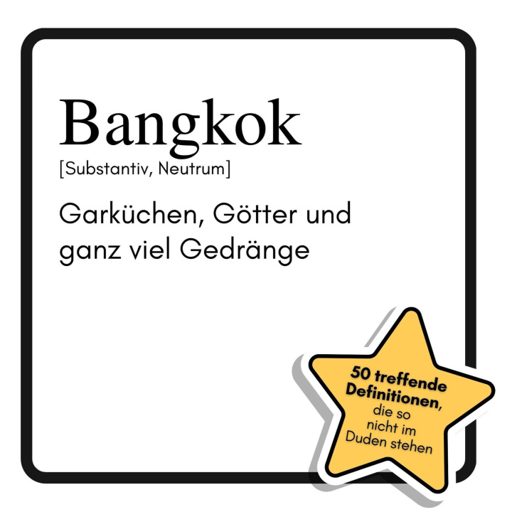 Carte Bangkok Luca Frank