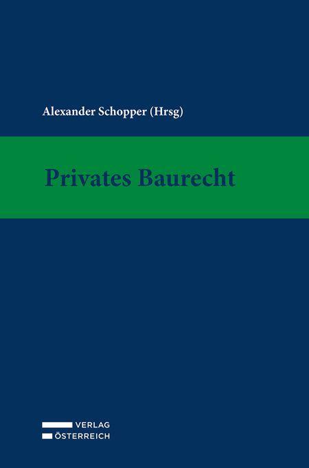 Kniha Privates Baurecht 