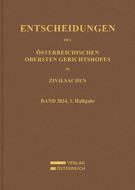 Kniha Entscheidungen des Obersten Gerichtshofes in Zivilsachen 