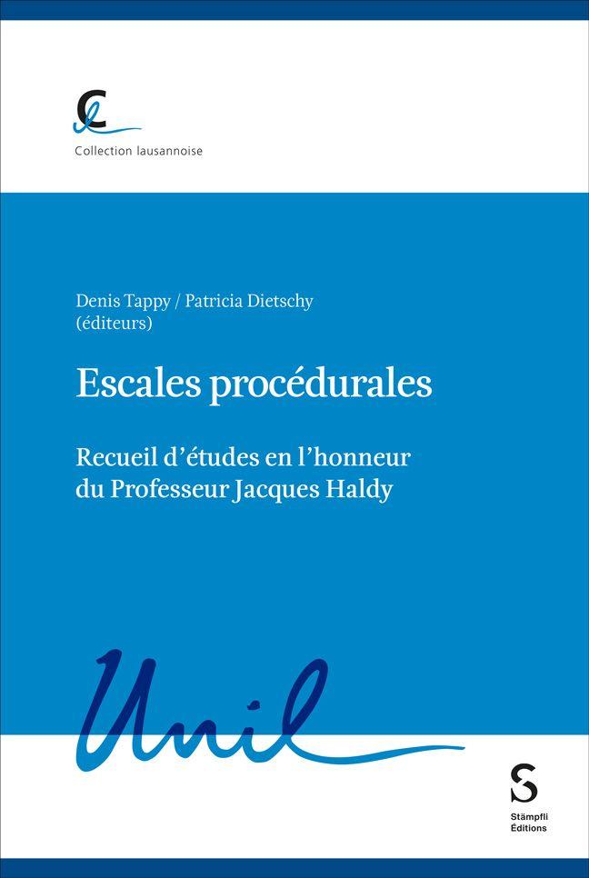 Kniha Escales procédurales Patricia Dietschy