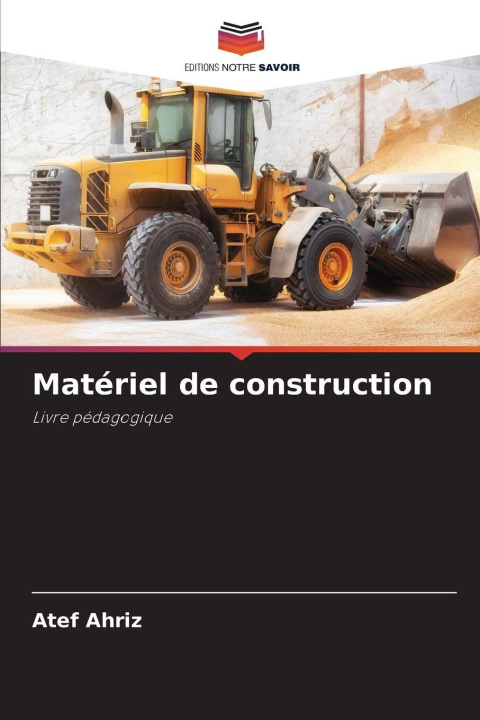 Kniha Matériel de construction Atef Ahriz