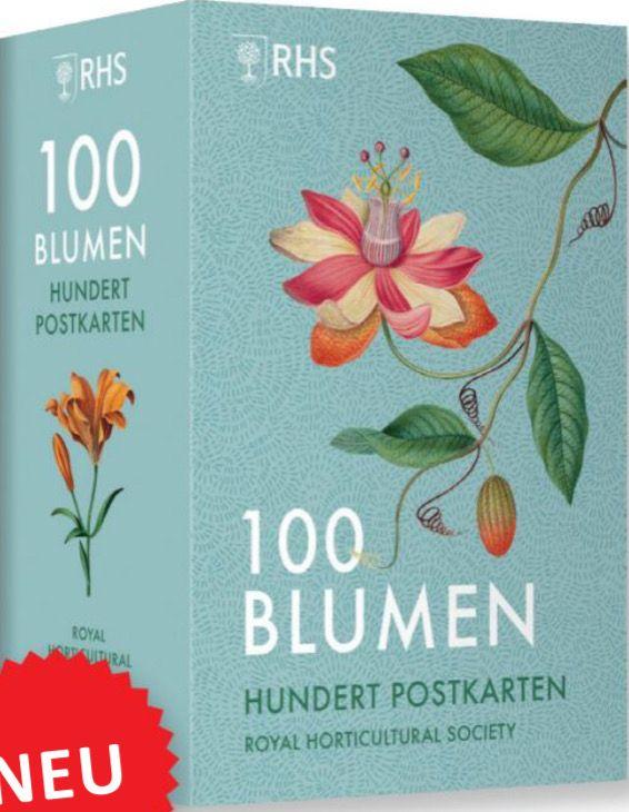 Spel/speelgoed RHS Postkarten 100 Blumen Royal Horticultural Society