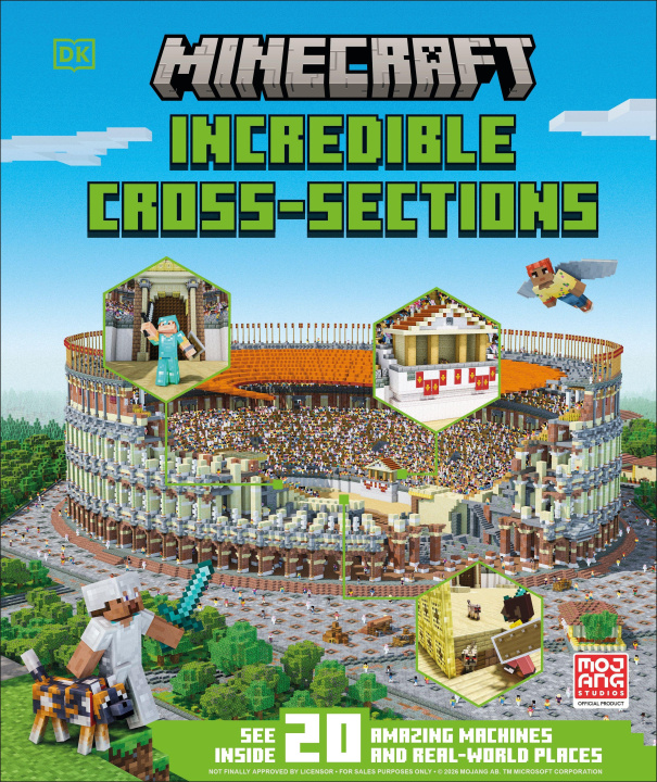 Kniha Minecraft Cross-Sections DK