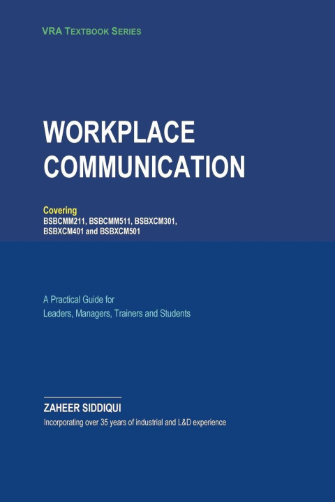 Kniha Workplace Communication Zaheer Siddiqui