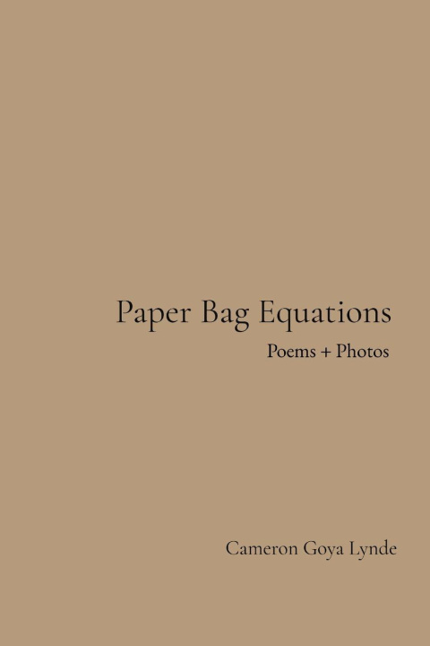 Kniha Paper Bag Equations Cameron Goya Lynde