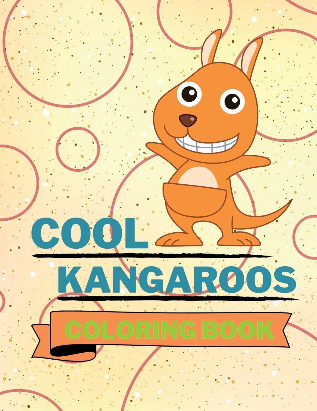 Libro Cool Kangaroos Coloring Book Aura Miller