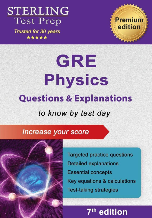 Kniha GRE Physics Sterling Test Prep