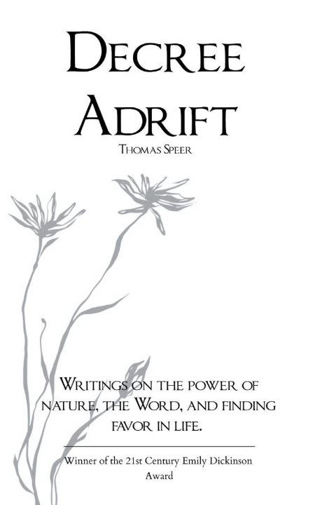 Kniha Decree Adrift Thomas Speer
