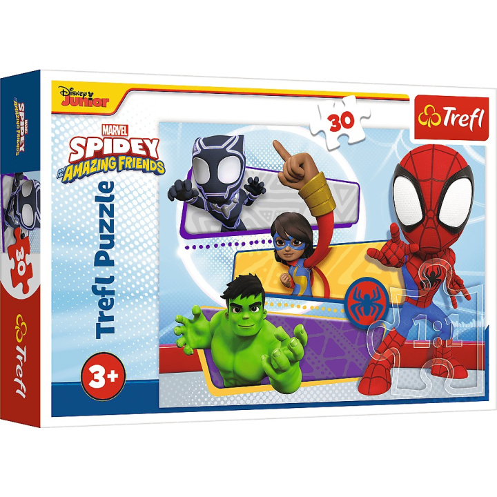 Knjiga Puzzle 30 Odważny Spider-Man 18322 