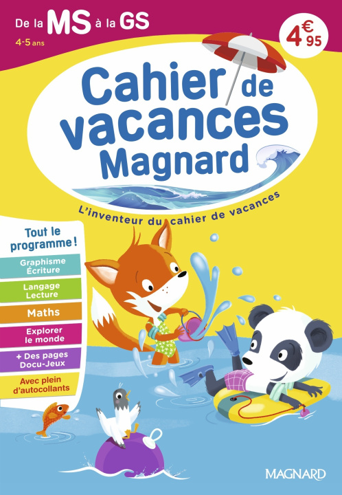 Kniha Cahier de vacances 2026, de la MS vers la GS 4-5 ans Thierry