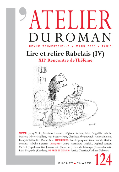 Książka Revue atelier du roman 124 