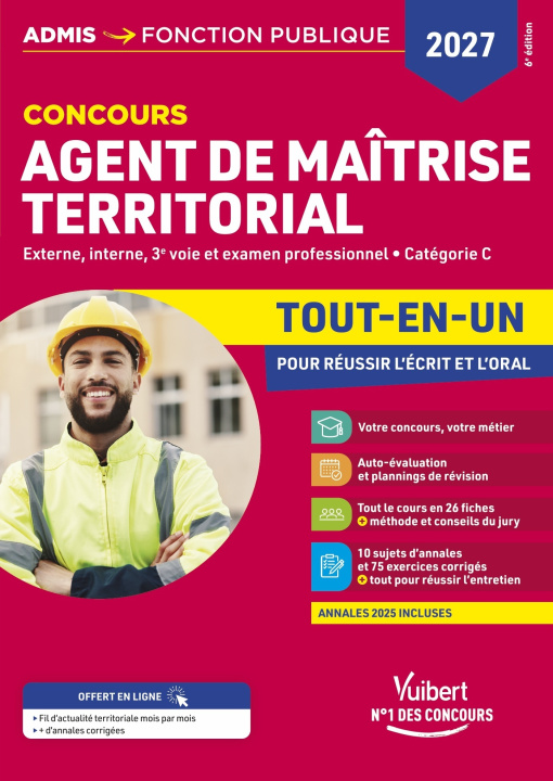 Buch Concours Agent de maîtrise territorial 2027 - Tout-en-un Bellégo